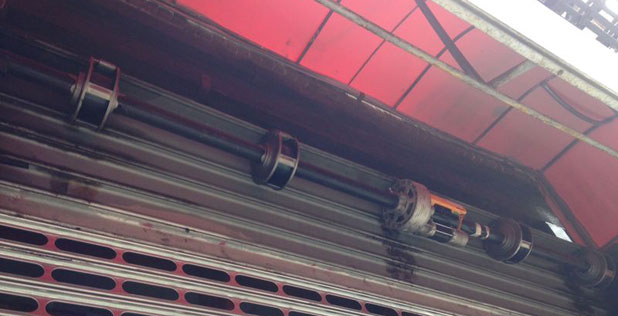 rolling steel gates Rolling steel gate Santa Barbara